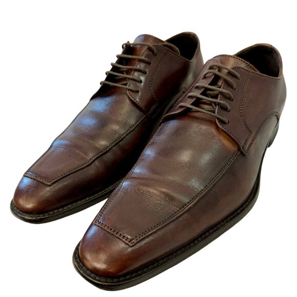 TO BOOT NEW YORK Men's Lace Up Derby Shoe in Cognac - 10 - Picture 5 of 16
